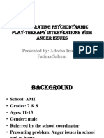 Incorporating Psychodynamic Play-Therapy Interventions With Anger Issues