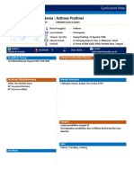 Format CV PPPK