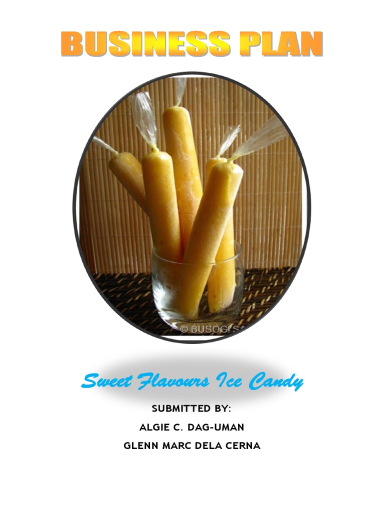 Business PlanIce Candy Cost Of Goods Sold Equity (Finance)