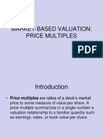 Price Multiple Based Valuation