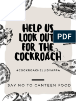 Help Us Look Out For The Cockroach PDF
