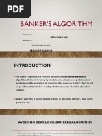 Banker's Algorithm 64