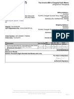 Tax Invoice for Water Purifier