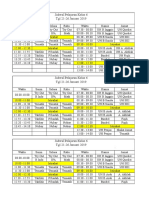 Jadwal Pelajaran Kelas 6 TGL 21-26 Januari 2019