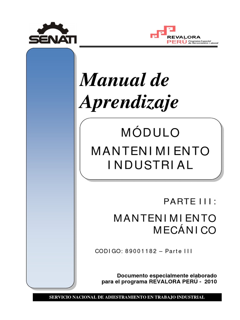 Mantenimiento Mecanico Pdf Pdf Engranaje Equipo