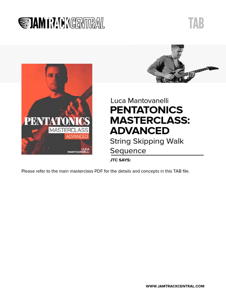 String Skipping Walk Tab PDF