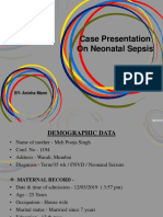 Neonatal Sepsis Case Presentation