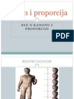 Kanon I Proporcija