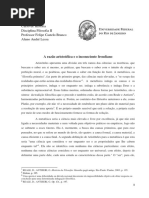 Trabalho Final Filosofia II - Aristóteles e Freud