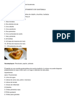 Recetas de Todos Los Departamentos