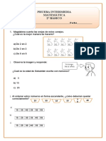 Prueba Diagnostico Matematicas 2 Basico