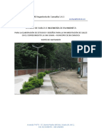 Estudio de Suelos y Diseño Del Pavimento PDF