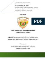 Policía Nacional Del Perú Escuela Nacional de Formación Profesional Policial Escuela de Posgrado de La PNP