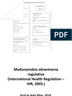 5 - Međunarodna Zdravstvena Regulativa