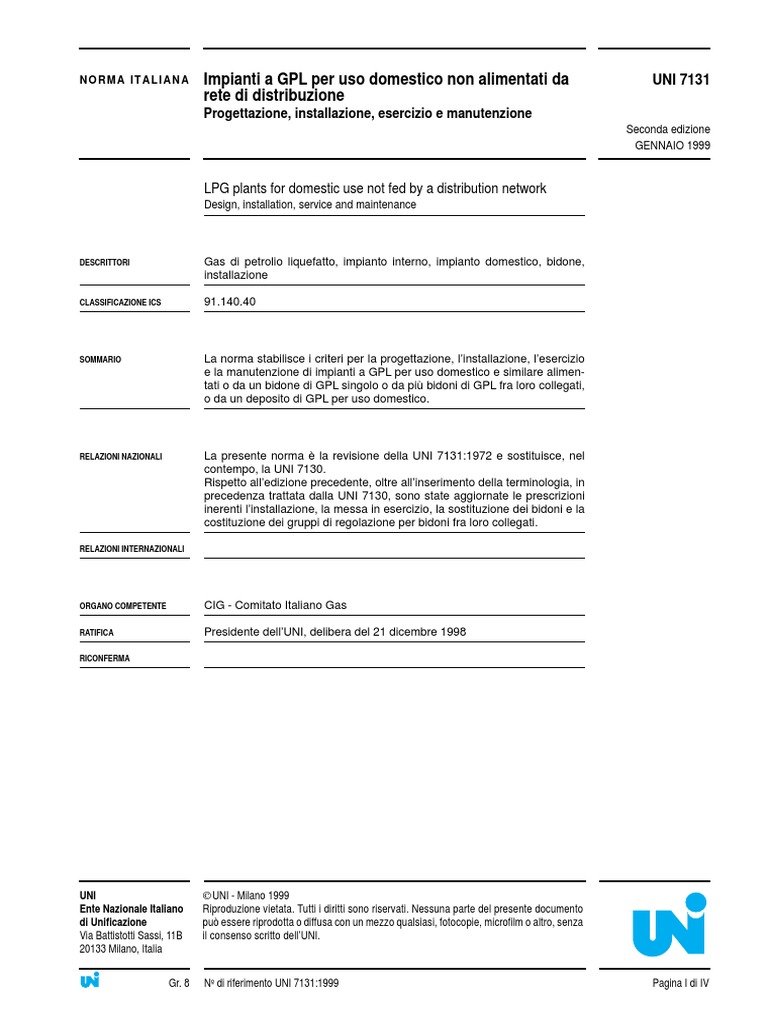 Uni 7131 | PDF