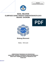 Soal OSK Ekonomi 2019 PDF