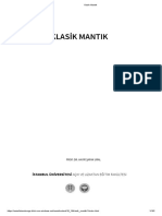 Klasik Mantık PDF