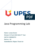 Java Programming Lab