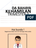 Tanda Bahaya Kehamilan Tm 3