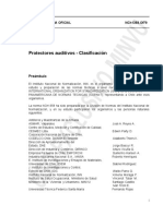 NCh1358-1979 Protectores Auditivos - Clasificación NCh1582.Of1979 Protección de Los Ojos - Filtros Ultravioleta - Requisitos