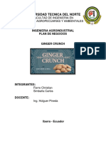 Plan de Negocio Ginger Crunch