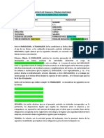 Contrato de Trabajo A Término Indefinido - Modelo