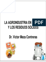 1 PRESENTACION Victor Meza AGROINDUSTRIA Y RESIDUOS SOLIDOS PDF