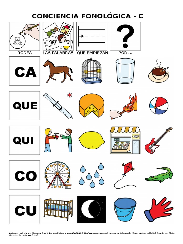 04 Conciencia Fonologica Ca Que Qui Co Cu