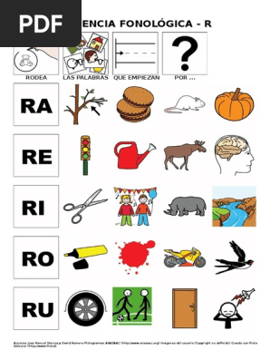 16 Conciencia Fonologica Ra Re Ri Ro Ru Pdf