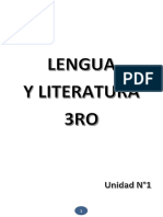 Cartilla de Lengua y Literatura 3ro 2019