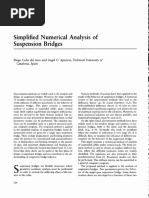 Simplified Numerical Analysis of Suspension Bridges: Diego Cobo Del Arco and Angel C. Aparicio, Technical University of