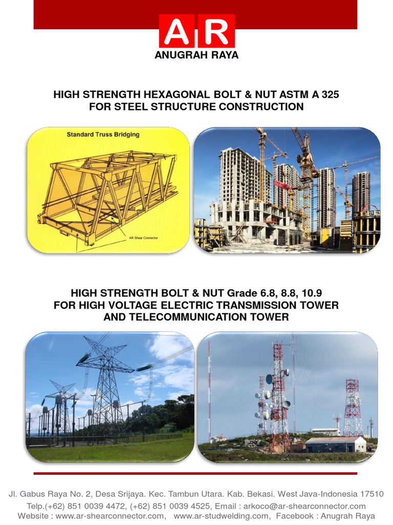 High Strength Bolt & Nut Specifications | PDF | Screw | Manufactured Goods