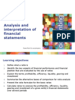 Analysis and Interpretation of Financial Statements: Powerpoint To Accompany