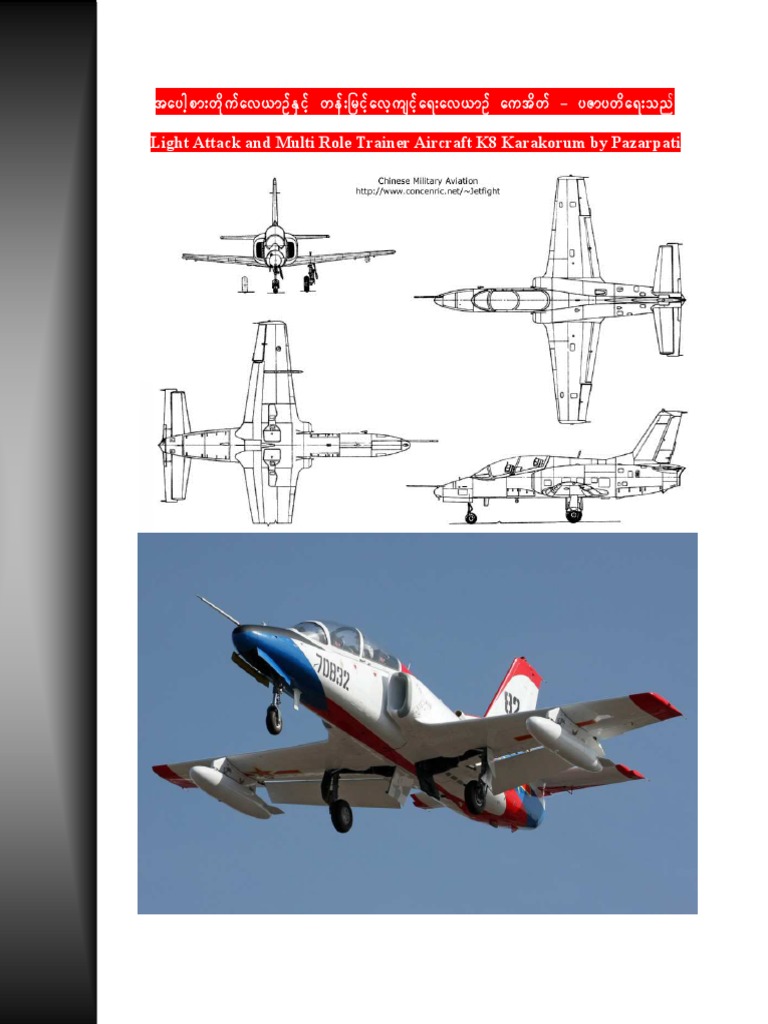 K8 Karakorum Light Attack and Multi Role Trainer Aircraft | PDF ...
