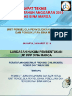 Paparan Ratek UP PPP Bina Marga 2019 Ok - PPT (Autosaved)