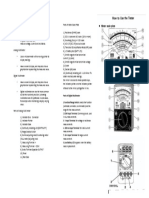 Analog and Digital Multimeter