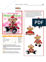 Accessory: Christmas Costume - Pattern-: Notation Key Tools