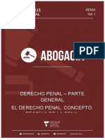 Derecho Penal General: Concepto, Teorías de la Pena y Principios Constitucionales