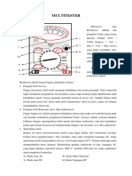 Cara Penggunaan Multimeter PDF