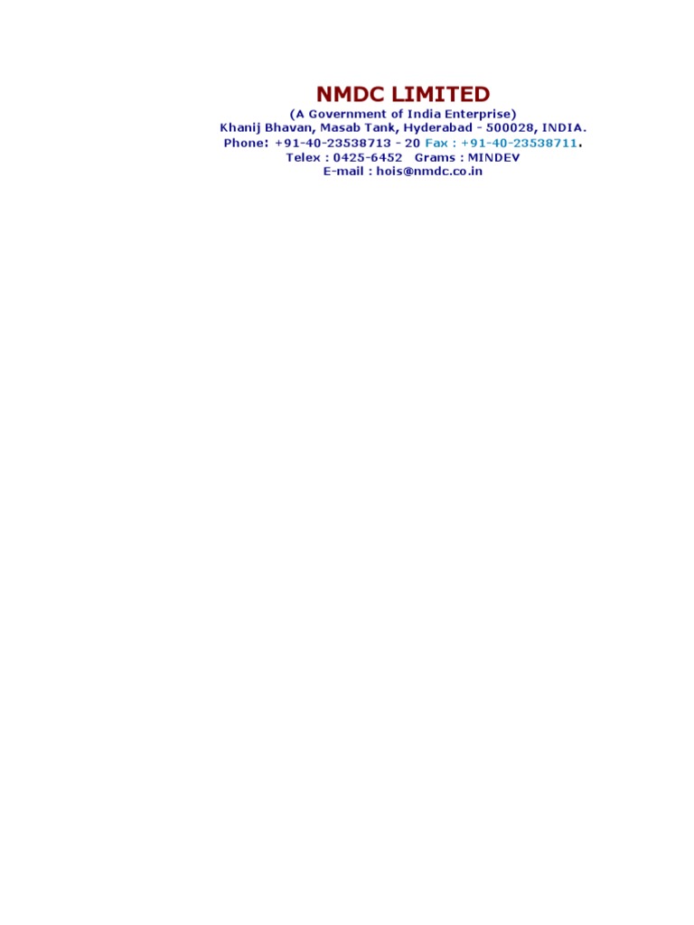 s thiagarajan nmdc
