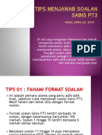 8 Tips Menjawab Soalan SAINS PT3