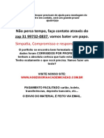 Portfolio Unopar/Anhanguera - Calce Leve. (31) 997320837