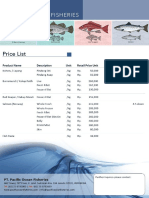 Price List Fish 01
