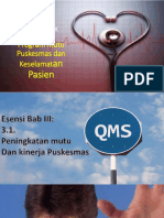 Esensi Bab III, VI, IX Dan Program Mutu Puskesmas Dan KP 25 Mei 2016