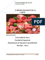 Analisis Bromatologico de La Carne