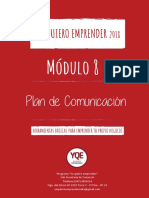 Cartilla Modulo 8 - 2018 - Plan de Comunicacion