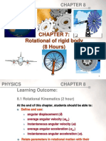Rotational of Rigid Body (8 Hours) : Physics