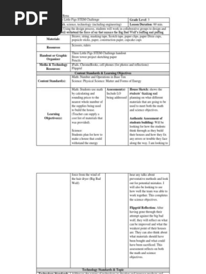stem challenge lesson plan