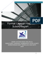 Form Laporan Kegiatan Subdit