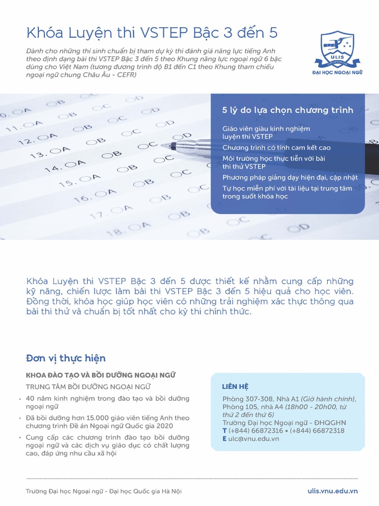 VSTEP Bac 3 5 | PDF